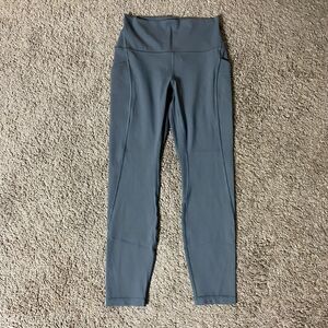 Lululemon Size 8 Align Pant High Rise with Pockets 25" Inseam Oil Grey